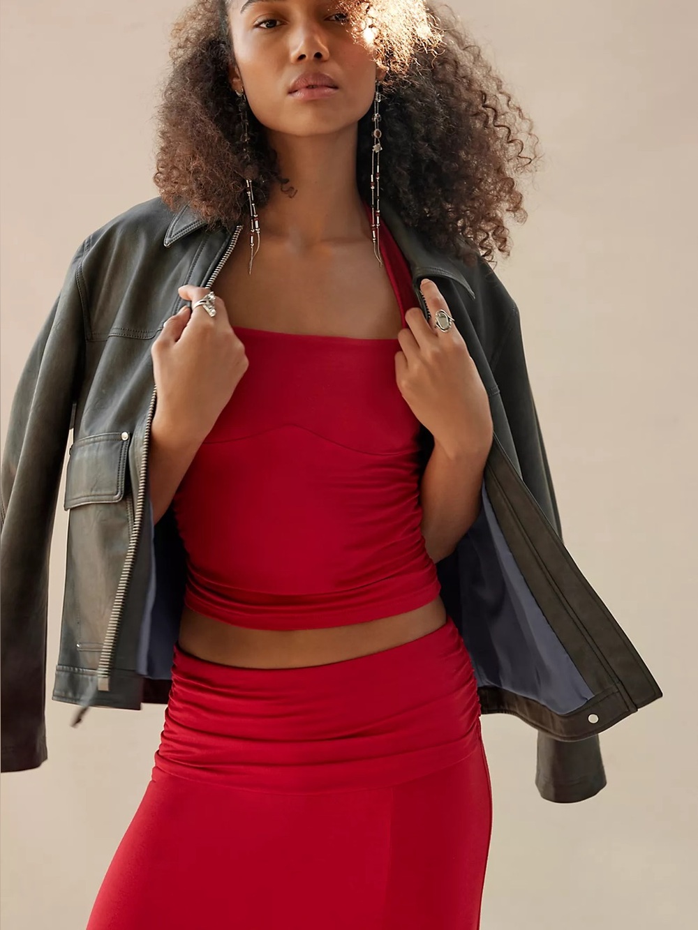 BLAIR VEGAN LEATHER JACKET